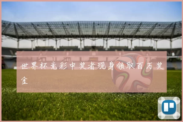 世界杯竞彩中奖者现身领取百万奖金